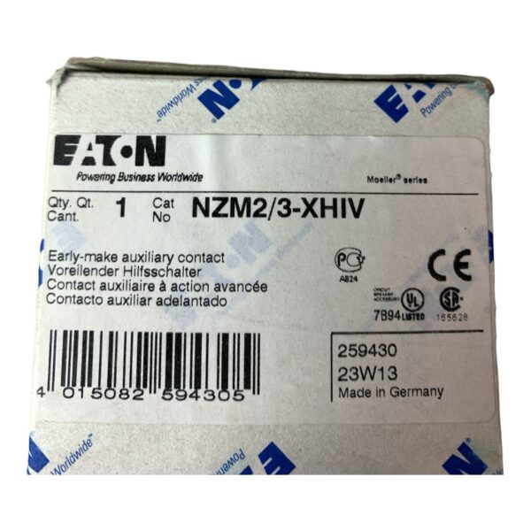Interruptor auxiliar EATON Nzm2/3-xhiv - Imagen 6