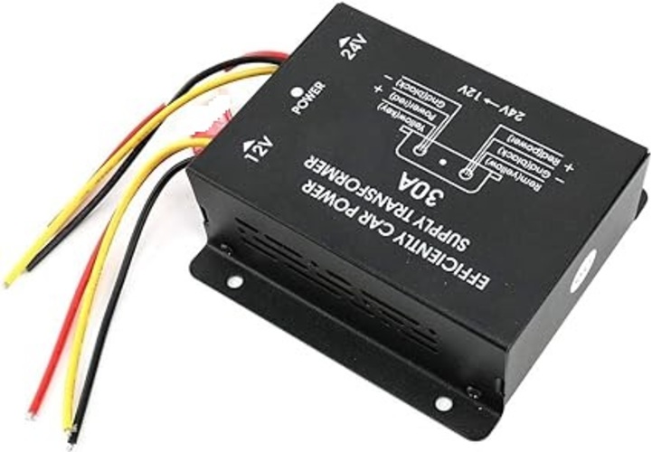 Inversor De Voltaje 24vol A 12 Volt 30 Amperios - Imagen 4