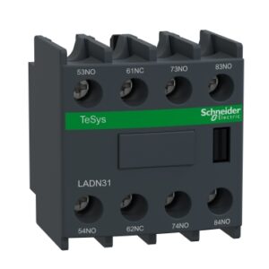 Bloque LADN31 Contacto auxiliar 10A frontal - 3NA1NC Schneider Electric