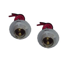 Conector Enchufe (par) X2 Para Ampolleta 2 Contacto 1157