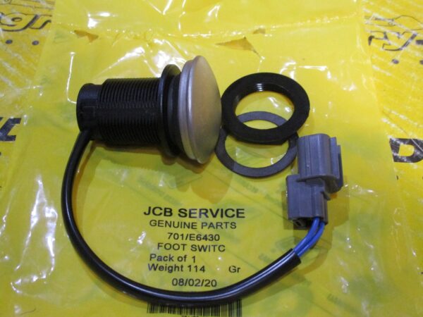 701/W0645 Botón de pedal de martillo hidráulico JCB 3CX/4CX (interruptor) - Imagen 4