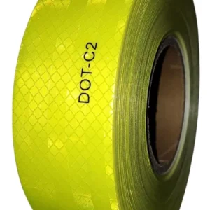 Cinta Reflectante Verde Limón Certificada Dot-c 2 X 45 Mts