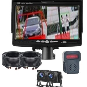 Monitor 7Plug Detecta Personas Vehículos Alarma Advertencia al conductor 12-24v