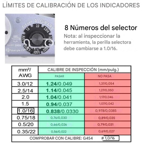 Herramienta Prensador Conector Pin Deutsch Talla 12 16 20awg - Imagen 4