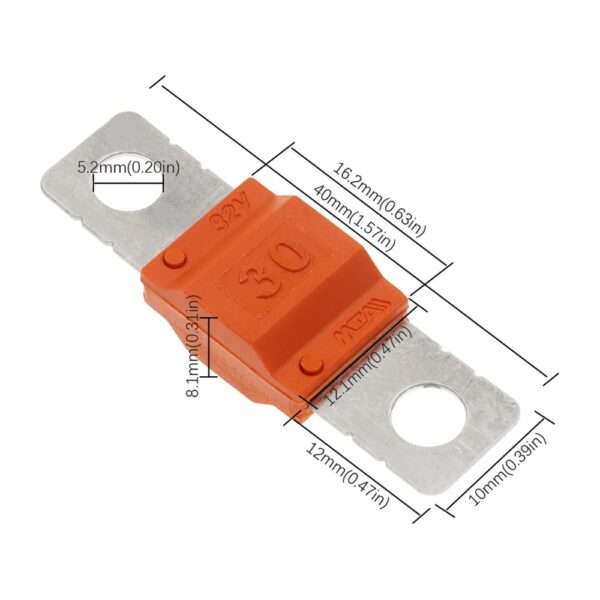 Fusible MIDI Para Protección De Batería 70a 32v Pack 10und - Imagen 3