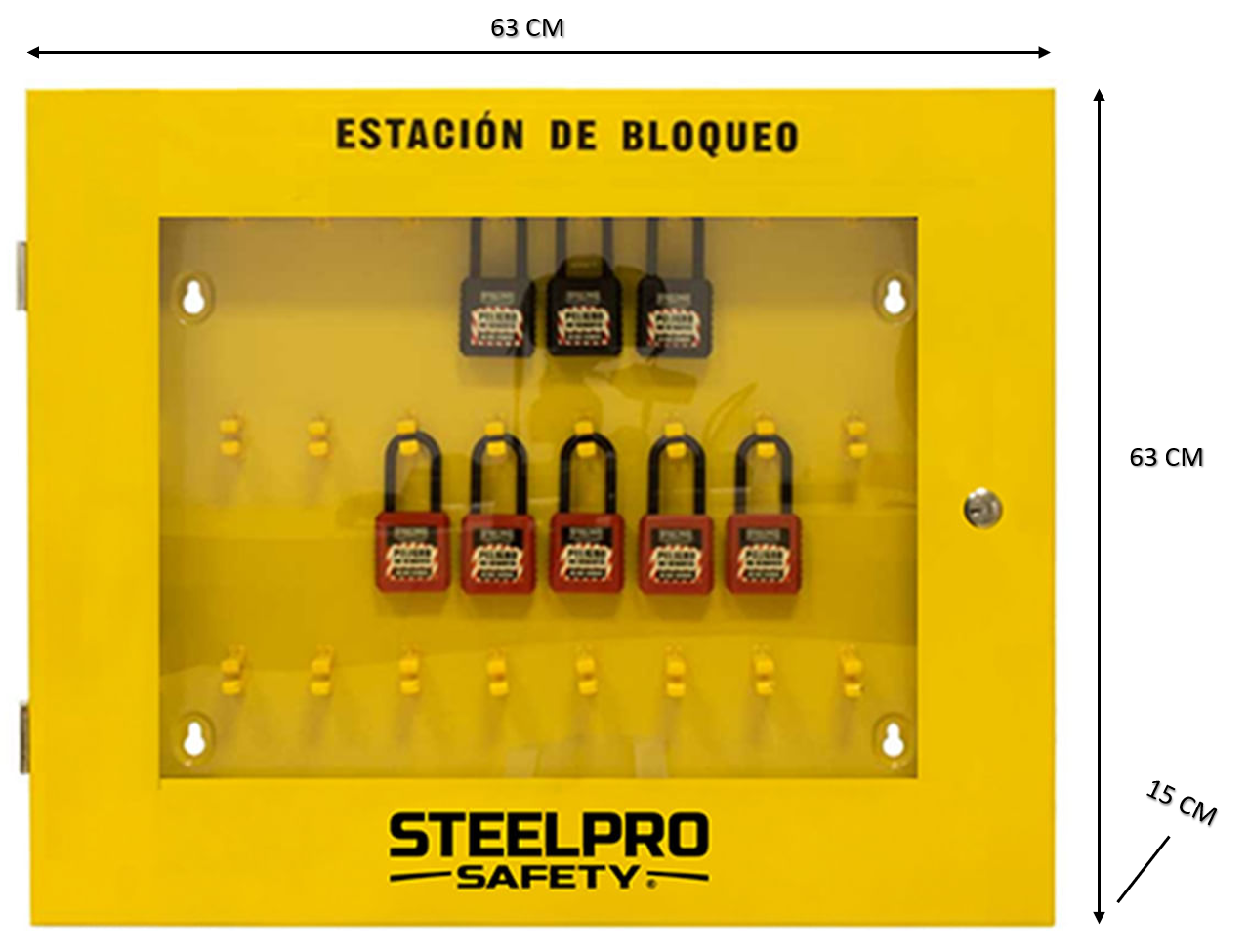 Caja Para Bloqueo De Llaves Grupal Estación De Bloqueo - Imagen 2