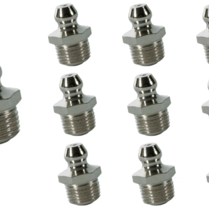 Pack 10 Graseras Recta 1/8 Npt Fittings