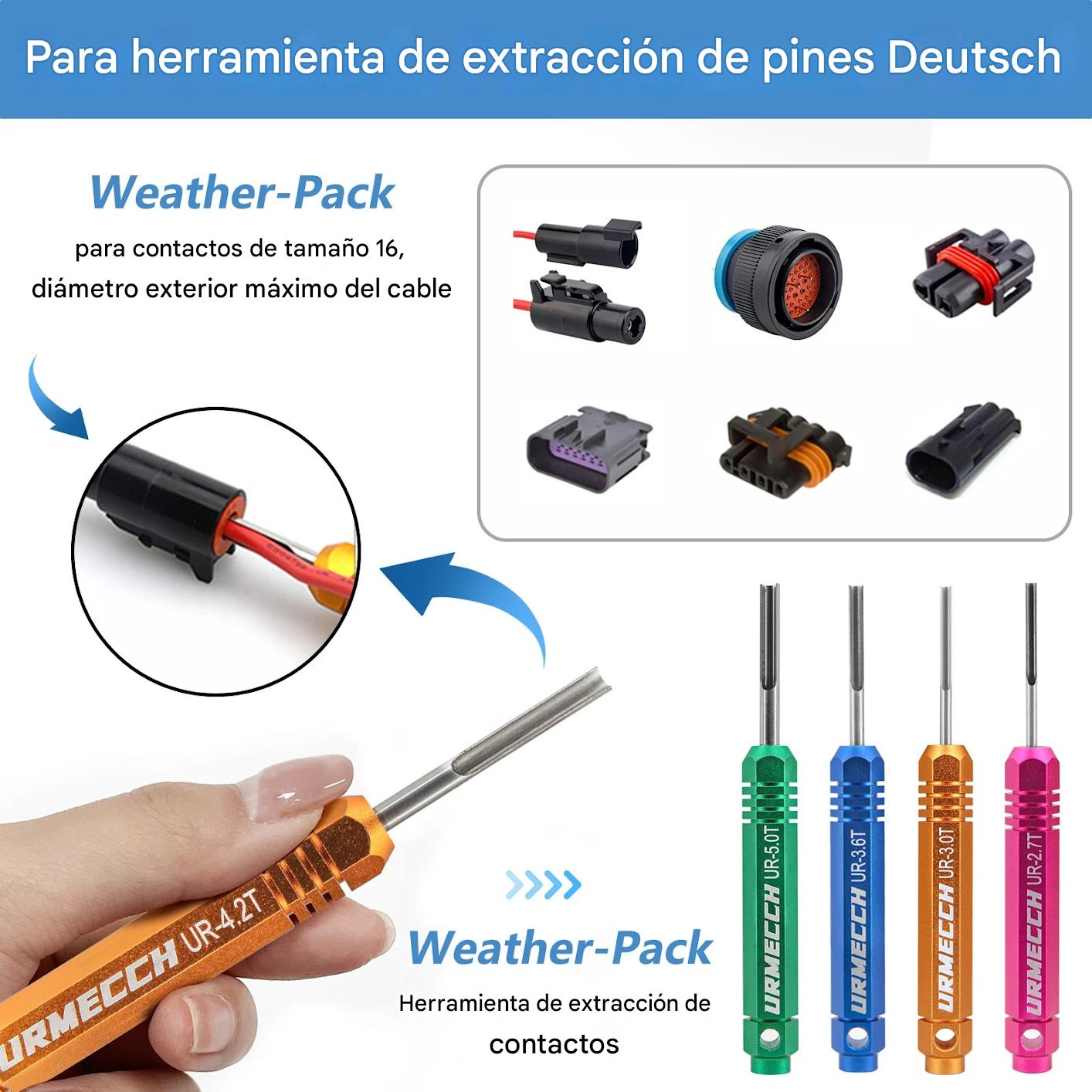 Desarmador Herramienta Extracción Pines Deutsch Dt,dtm,dtp - Imagen 6