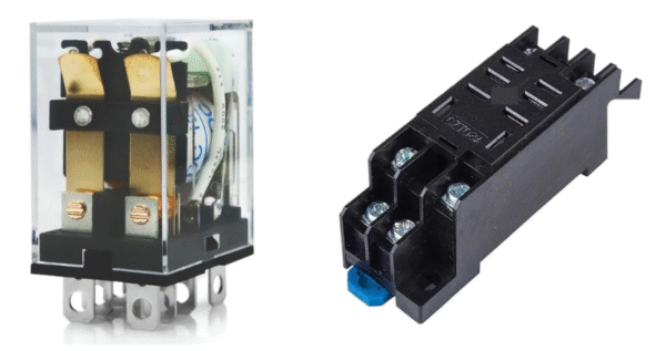 Relé Con Base 8 Pin Chnt  Jqx-13F(d)(C) 24vdc + CZT08A-E