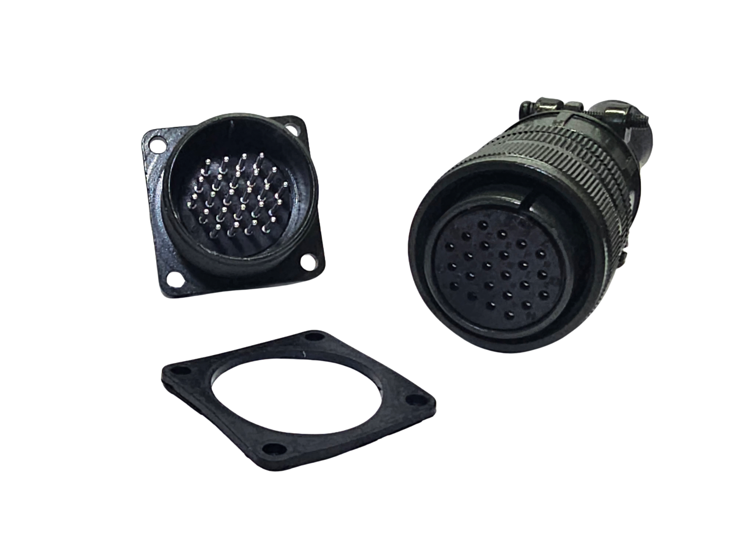 Conector Circular 35 pines, Serie MIL-DTL-5015 Macho Hembra MS3102 MS3106 MS3108