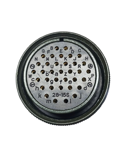 Conector Circular 35 pines, Serie MIL-DTL-5015 Macho Hembra MS3102 MS3106 MS3108 - Imagen 2