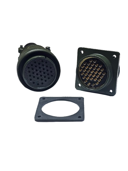 Conector Circular 35 pines, Serie MIL-DTL-5015 Macho Hembra MS3102 MS3106 MS3108 - Imagen 6
