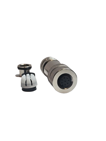 Conector de señal M12 Circular Hembra Recto 8 Pines Ip67 - Imagen 5