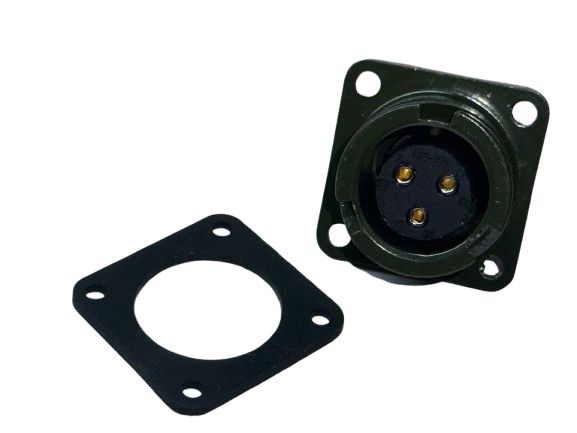 Conector Circular 3 pines Militar Serie Aviacion VG95234 14S-7P + VG95234 14S-7S - Imagen 6