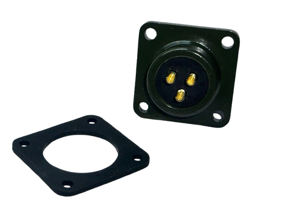 Conector Circular 3 pines Militar Serie Aviacion VG95234 14S-7P + VG95234 14S-7S - Imagen 5