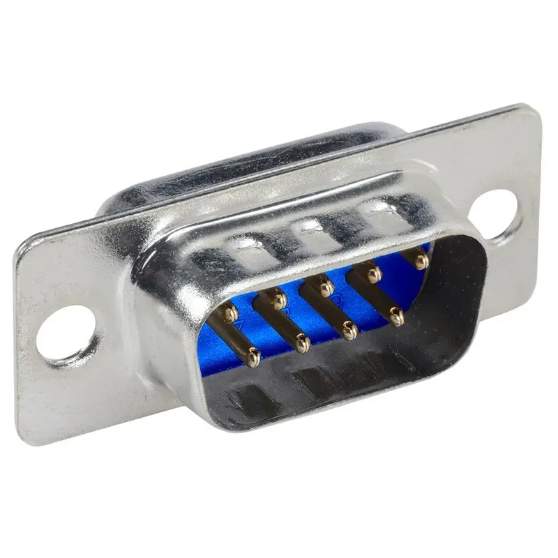 Conector Db9 Serial Rs232 Macho Con Cubierta Pack 5 Pzas - Imagen 2