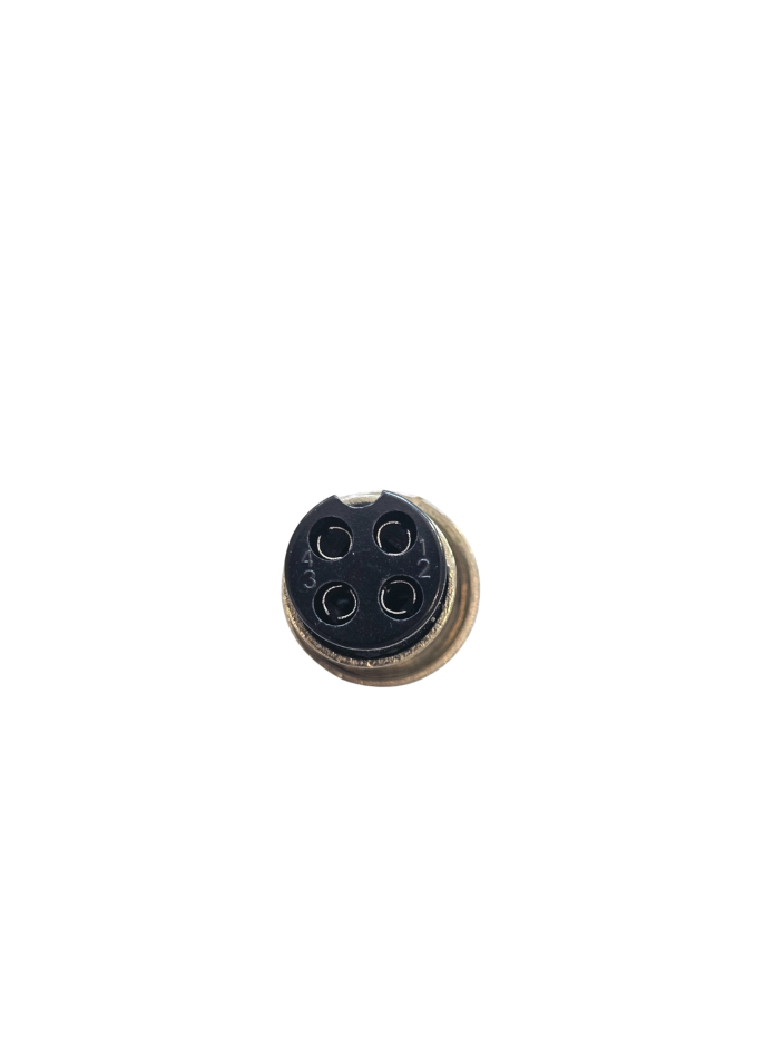 Conector Circular Metálico 4 Pines Metálico Hembra GX16 Plug socket Aviacion Pack 5unid - Imagen 2