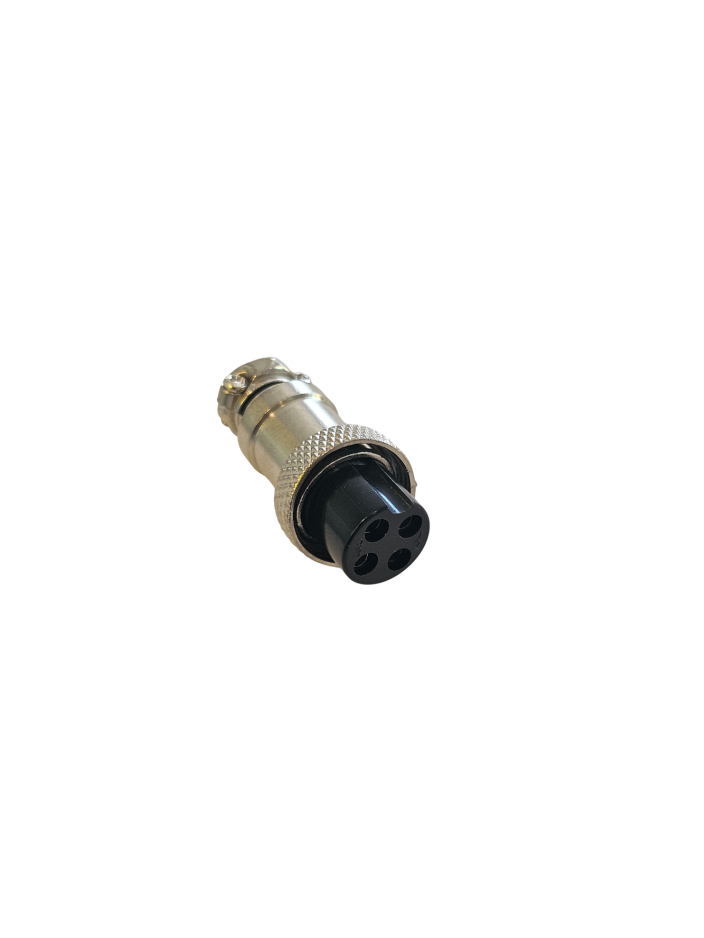 Conector Circular Metálico 4 Pines Metálico Hembra GX16 Plug socket Aviacion Pack 5unid - Imagen 4