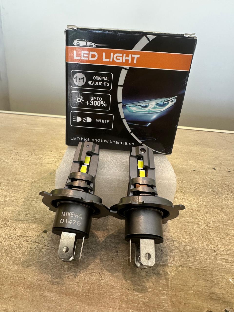 Ampolleta De Faros Led H4 /9003 Hb2 Haz Alto Y Bajo 120w - Imagen 2