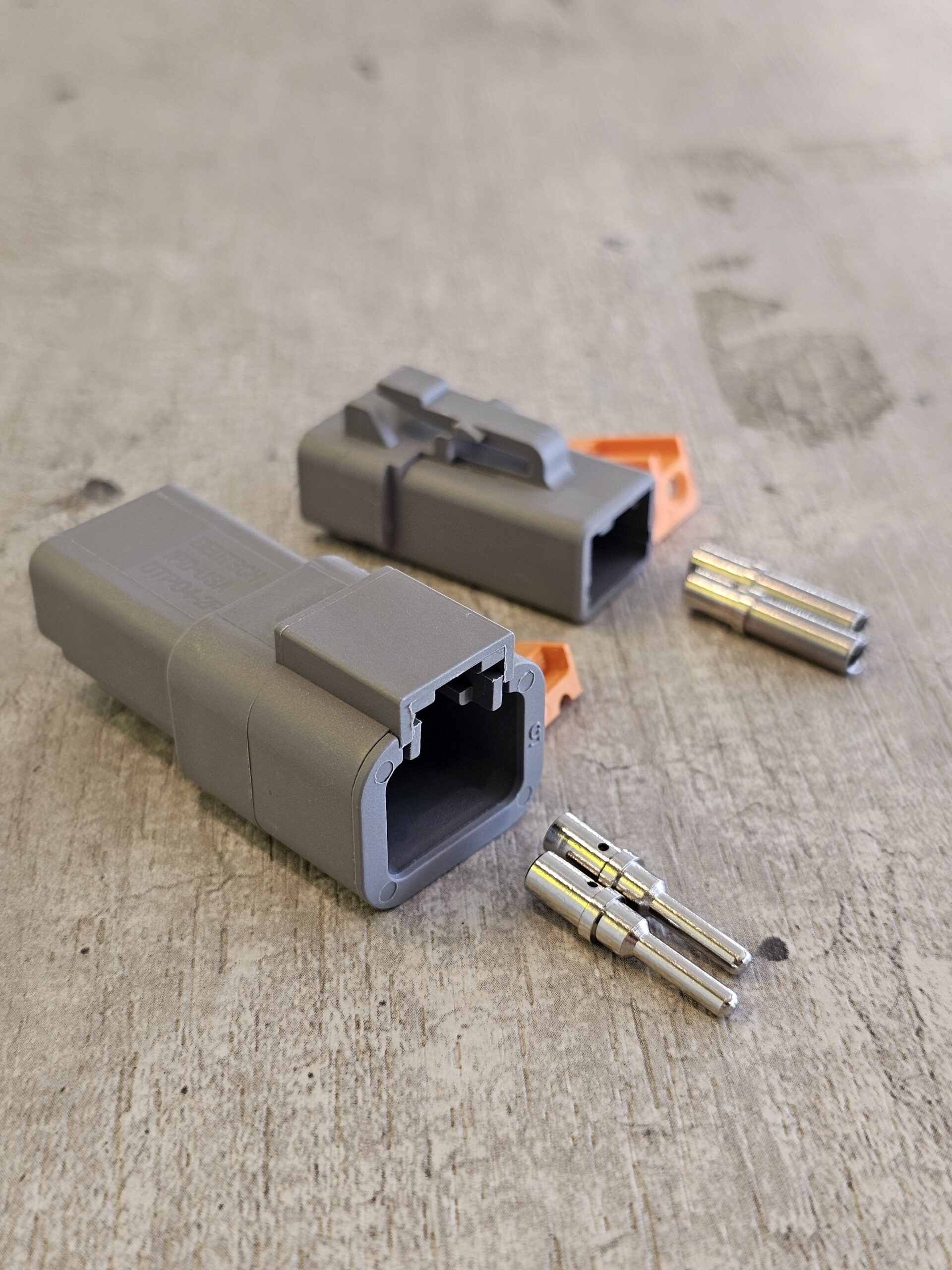 Conector Deutsch Serie DTP Macho/hembra DTP04-2P/DTP06-2S (2 Vias) - Imagen 2