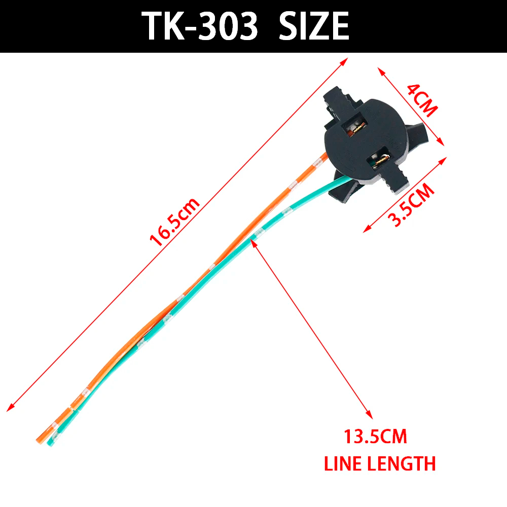 X2 Conector H7 Soporte Ampolleta Kia Hyundai Tucson Santa Fe Sonata Outlander - Imagen 4