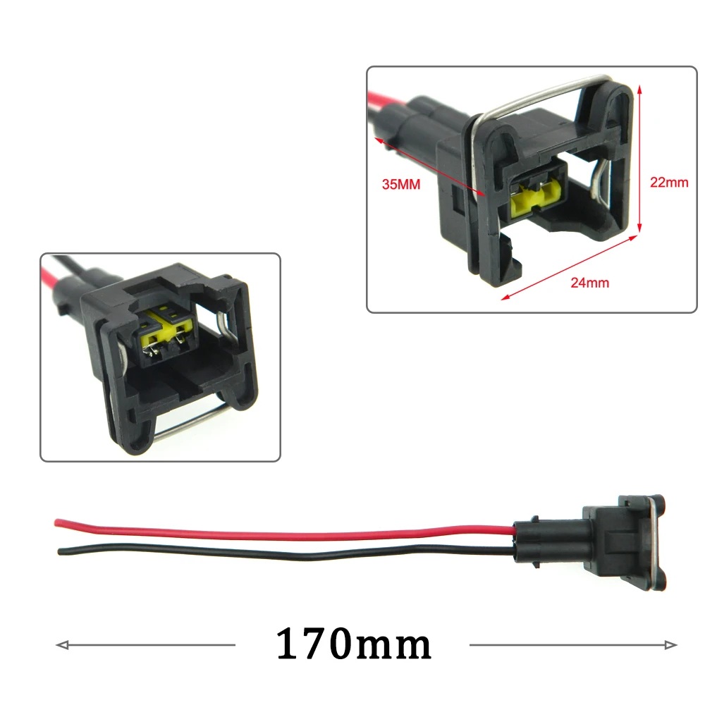 Conector Hembra De 2 Vías Para Inyector de combustible - Imagen 6
