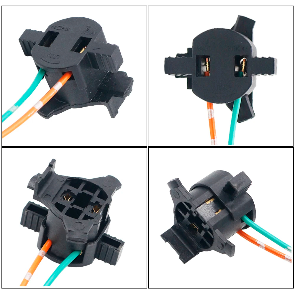 X2 Conector H7 Soporte Ampolleta Kia Hyundai Tucson Santa Fe Sonata Outlander - Imagen 5