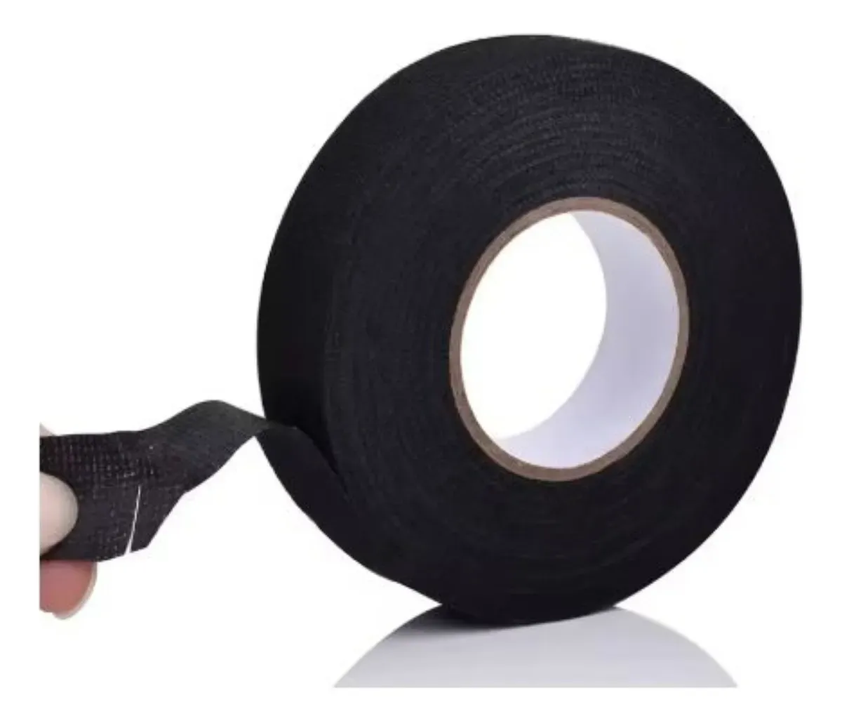 Cinta Tela Adhesiva Aislante Para Arnés Automotriz 25mmx25mts Negro