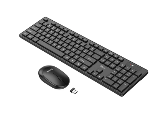 Set Teclado y Mouse Inalámbrico HOCO GM17 Negro