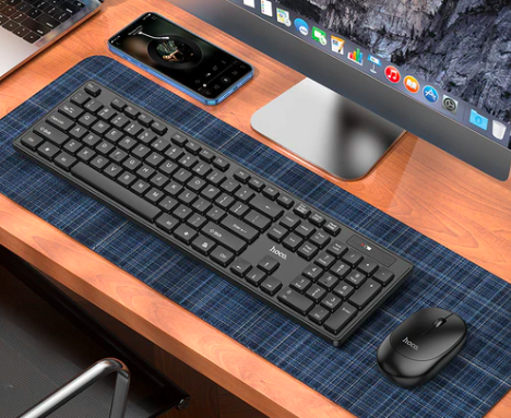 Set Teclado y Mouse Inalámbrico HOCO GM17 Negro - Imagen 3