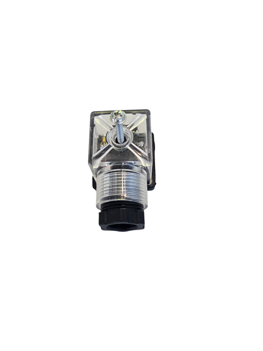 Conector Cuadrado Enchufe Solenoide Din VAC 220
