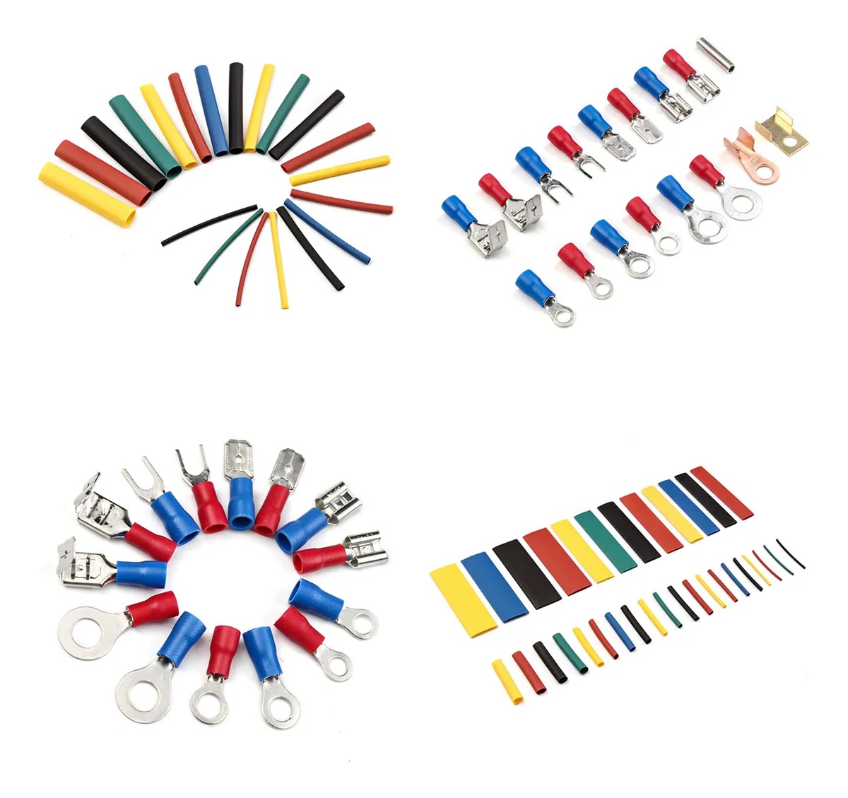 Kit Terminal Aislado Tipo Ojo Tipo U Tipo Paleta Para Cable Electrico - Imagen 2