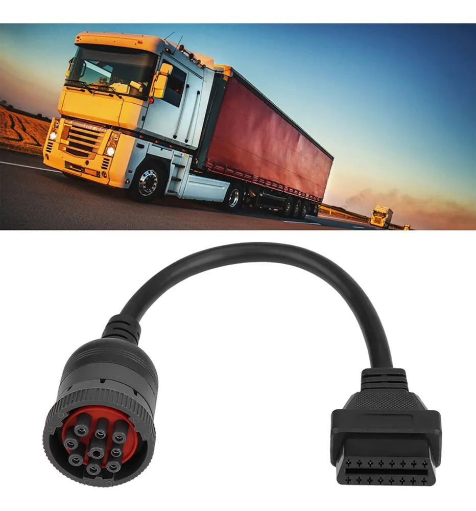 Cable Conector Cummins Obd 16 Pin A 9pin J1939 J1708 Deutch - Imagen 7