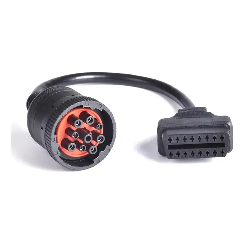 Cable Conector Cummins Obd 16 Pin A 9pin J1939 J1708 Deutch