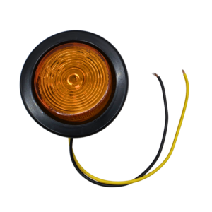 Farol Lateral luz trocha 2 pulgadas Redondo 9 LED Ámbar