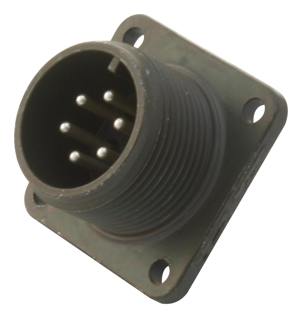 Conector Militar Circular 6 pines MS3106 14S-6S / MS3102 14S-6P - Imagen 3