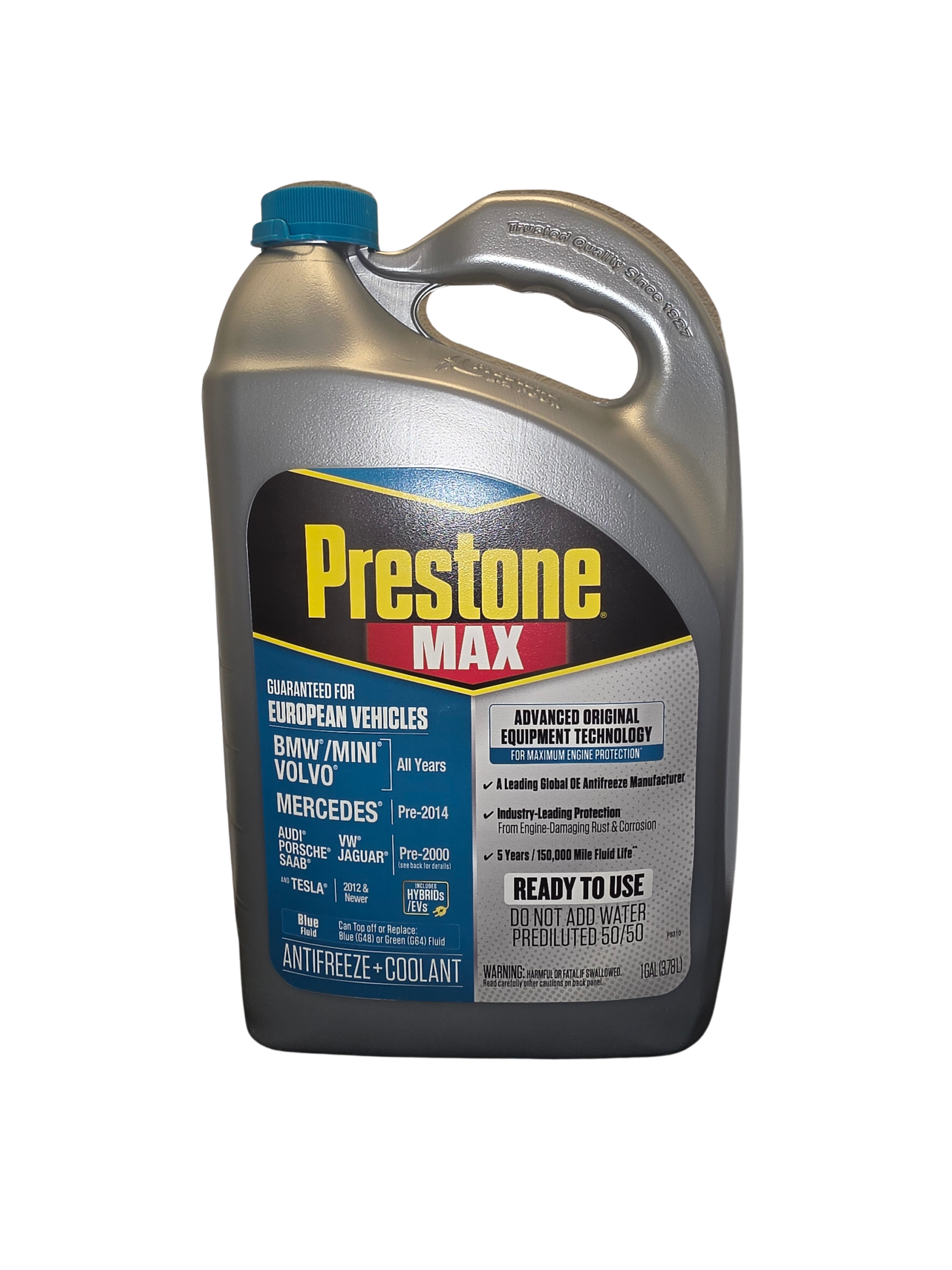 Antifreeze Coolant Prestone 50/50 European Teal Turquesa