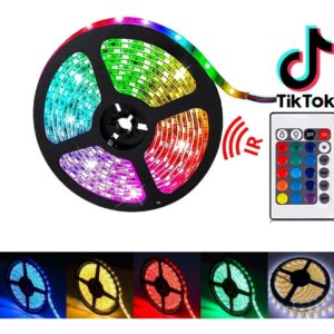CINTA LED RGB ECO 5050 60LEDS CON CONTROL 5M