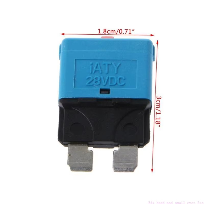 FUSIBLE RESETEABLE 30A disyuntor Auto, camión, barco, Protector insercion - Imagen 4