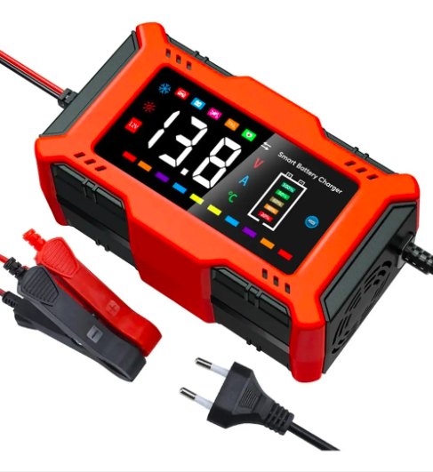 Cargador De Batería 6a 12v Cargador Inteligente Multifunción