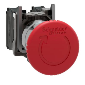 XB4BS8445 Pulsador de Parada tipo Hongo - Schneider Electric "EMERGENCY STOP"