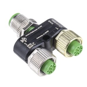 Acople en T conector M12 circular 5 polos Macho Serie 7000-41121 Murrelektronik