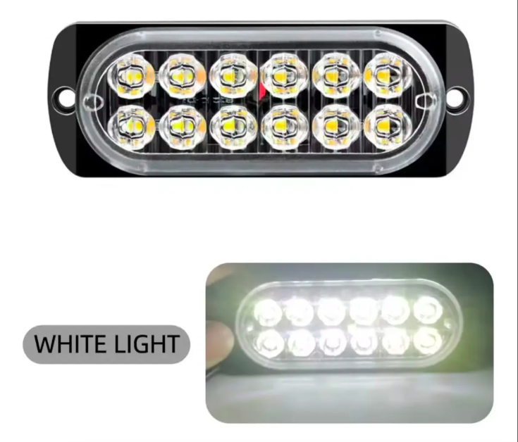 Foco Destellante 12 Led Blanco