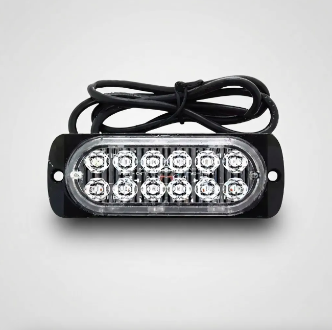 Foco Destellante 12 Led Azul/rojo - Imagen 2